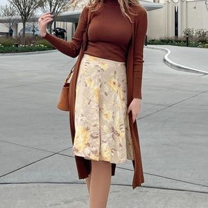 Vintage silk banana republic skirt